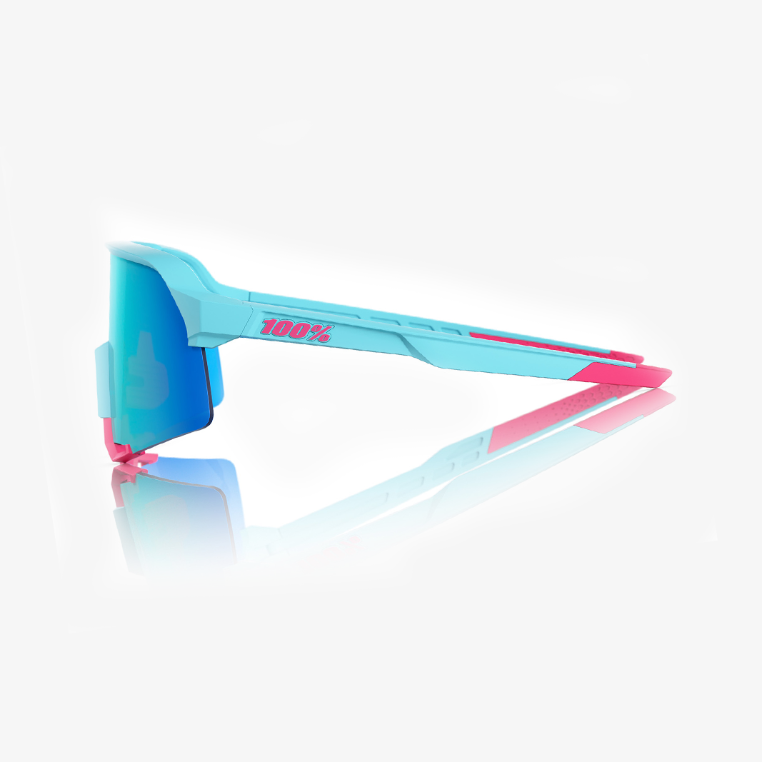 100% S3 / Tatis 4 Blue Topaz Mirror Lens side