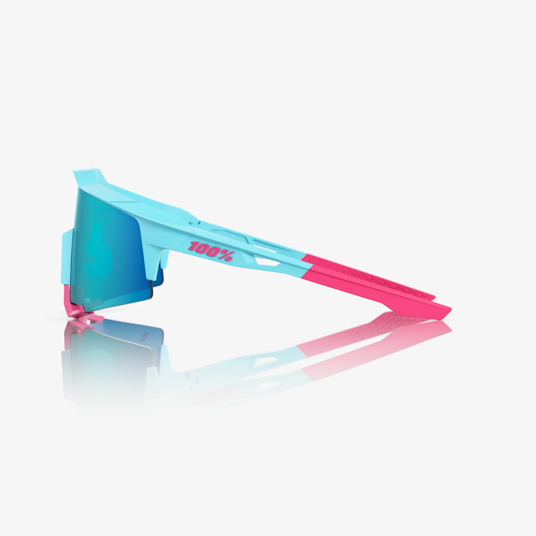 100% Speedcraft / Tatis 4 Blue Topaz Mirror Lens side