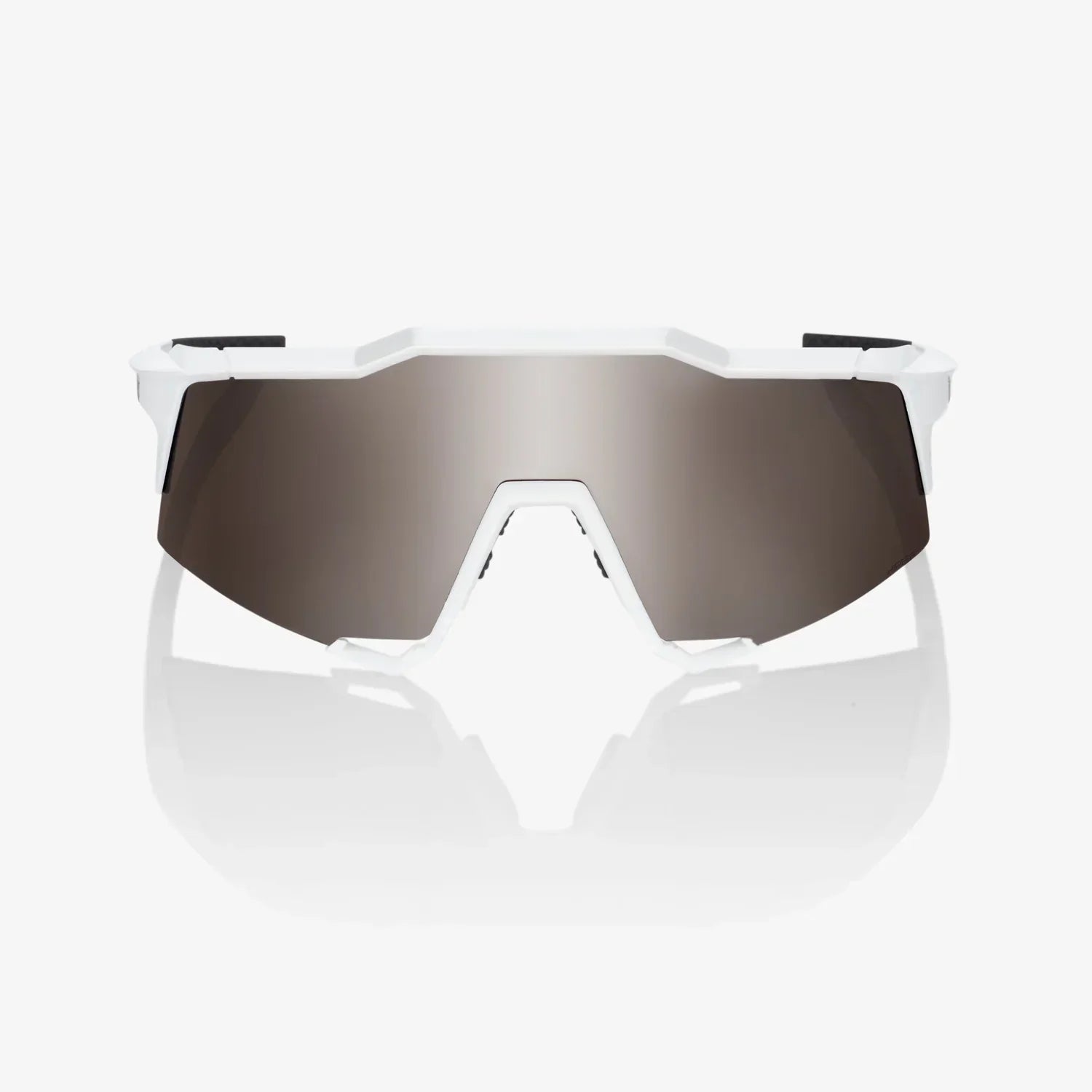 100% Speedcraft / Matte White HiPER Silver Mirror