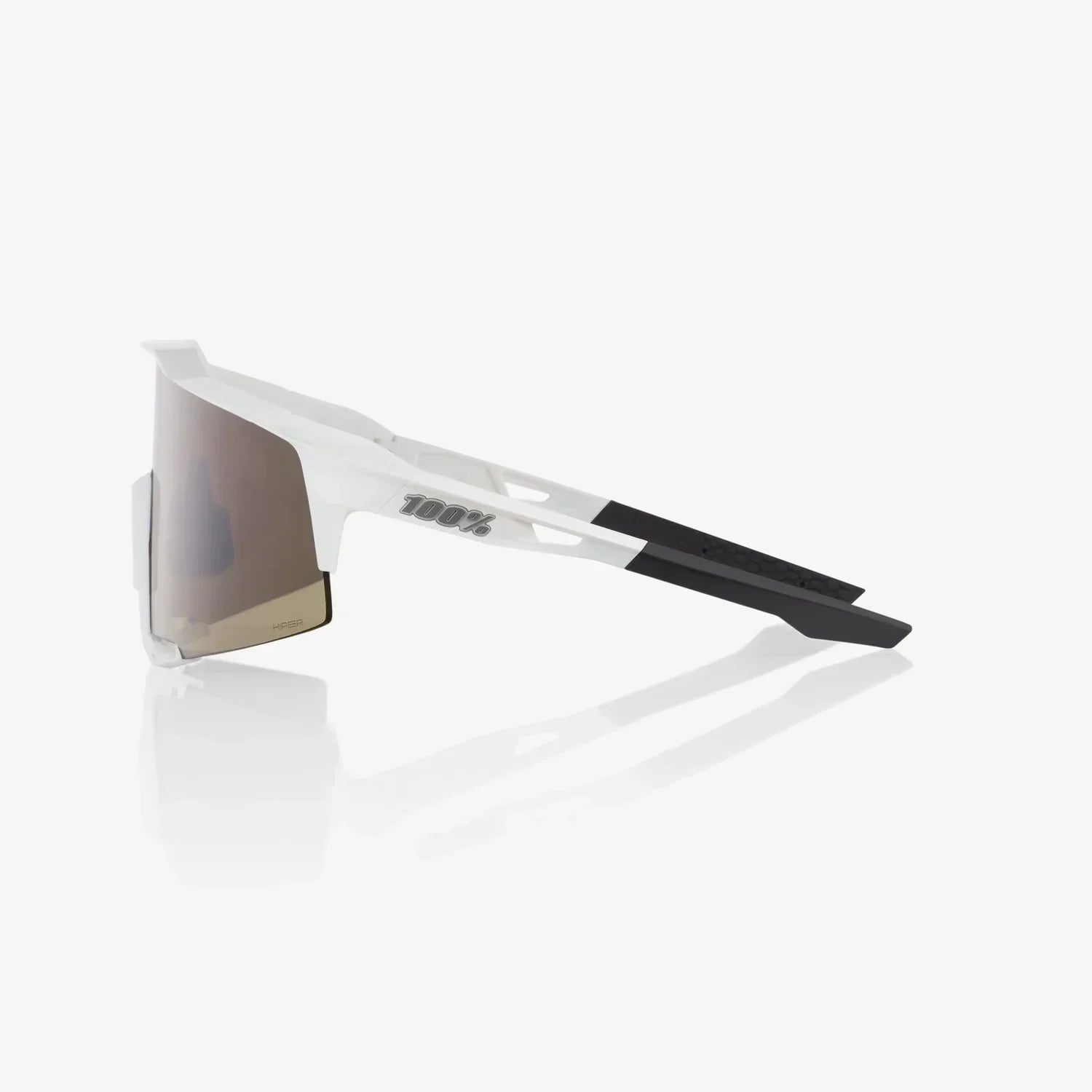 100% Speedcraft / Matte White HiPER Silver Mirror