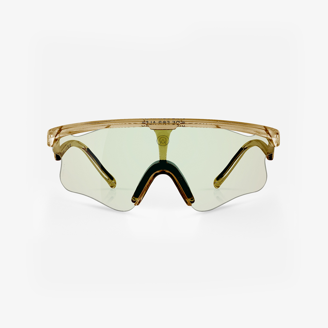 Alba Optics Delta LEI Smoke Glossy / VZUM™ F-Lens BTL Photochromic face