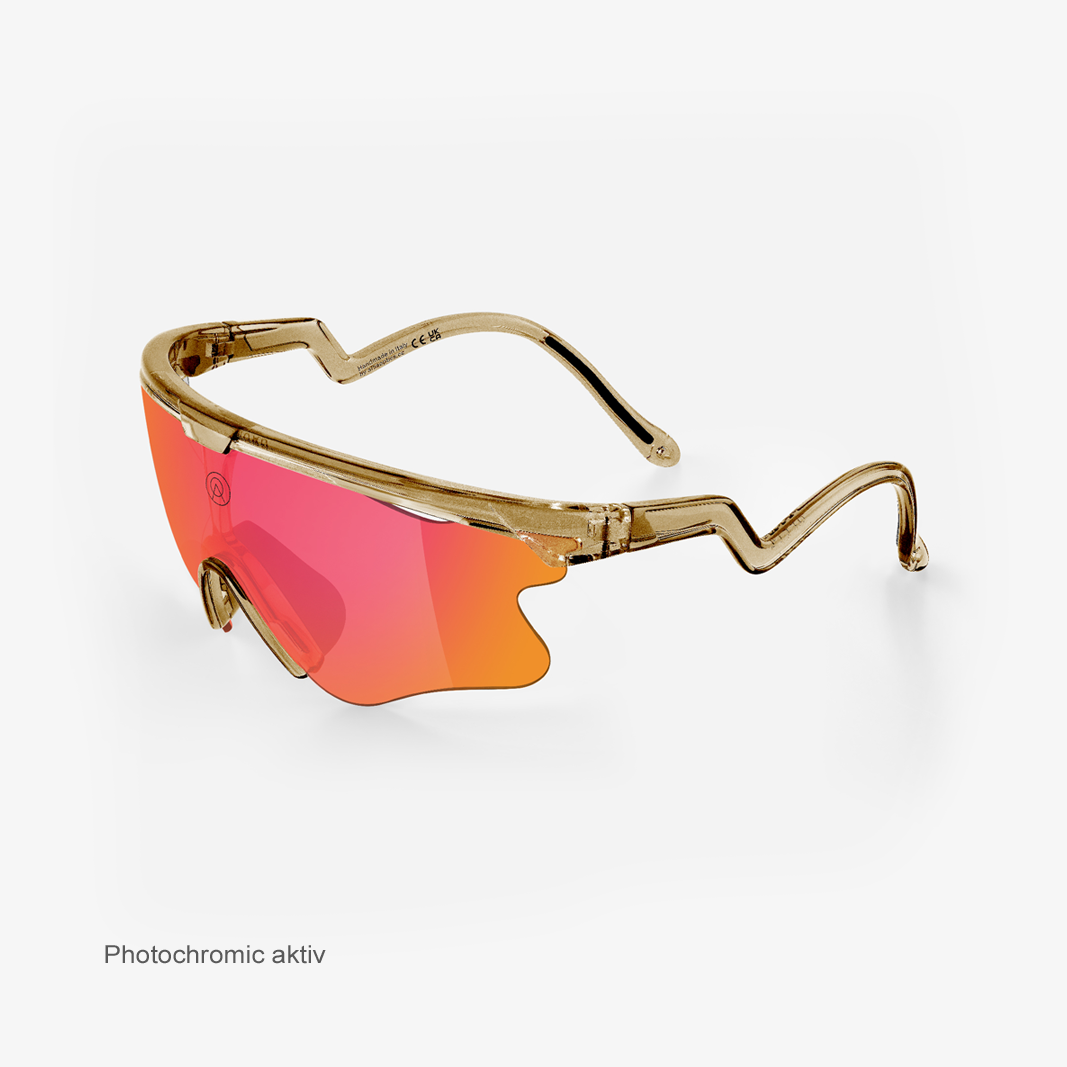 Alba Optics Delta LEI Smoke Glossy / VZUM™ F-Lens Fire Photochromic activ