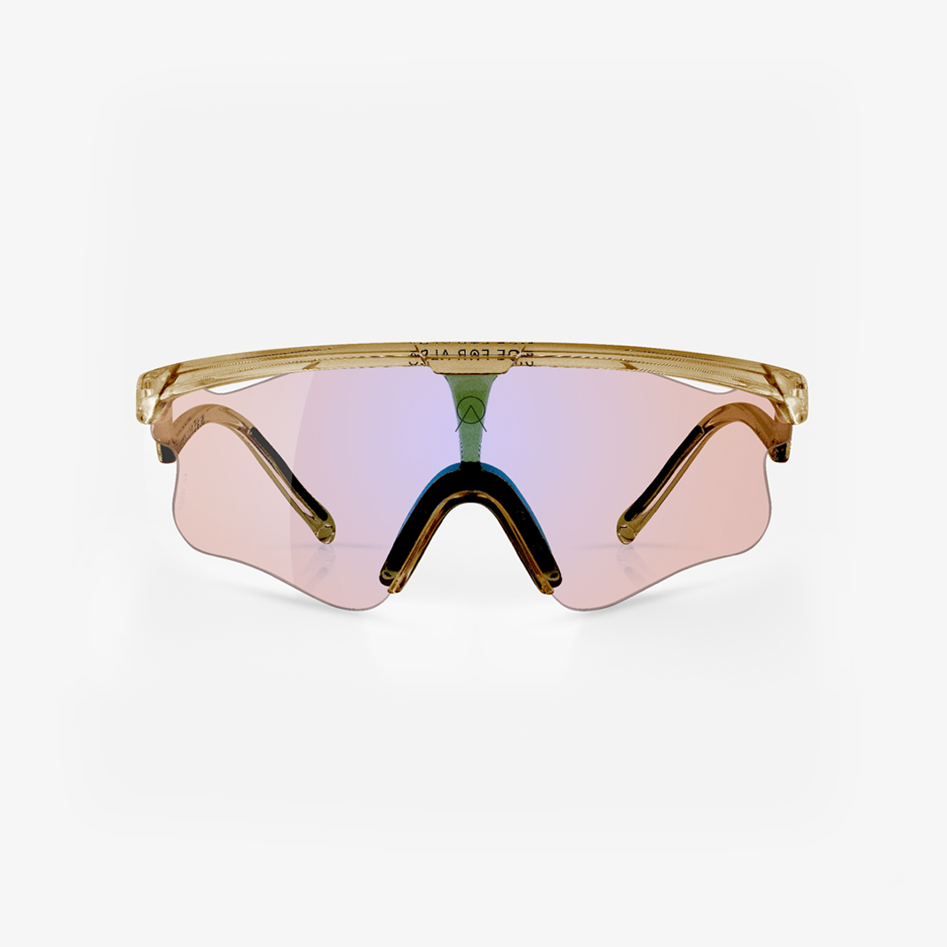 Alba Optics Delta LEI Smoke Glossy / VZUM™ F-Lens FLM Photochromic face