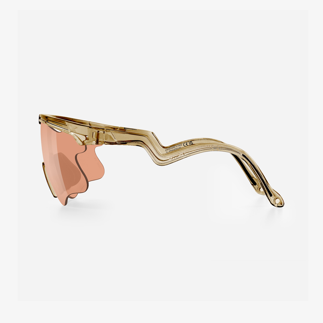 Alba Optics Delta LEI Smoke Glossy / VZUM™ SALMON side