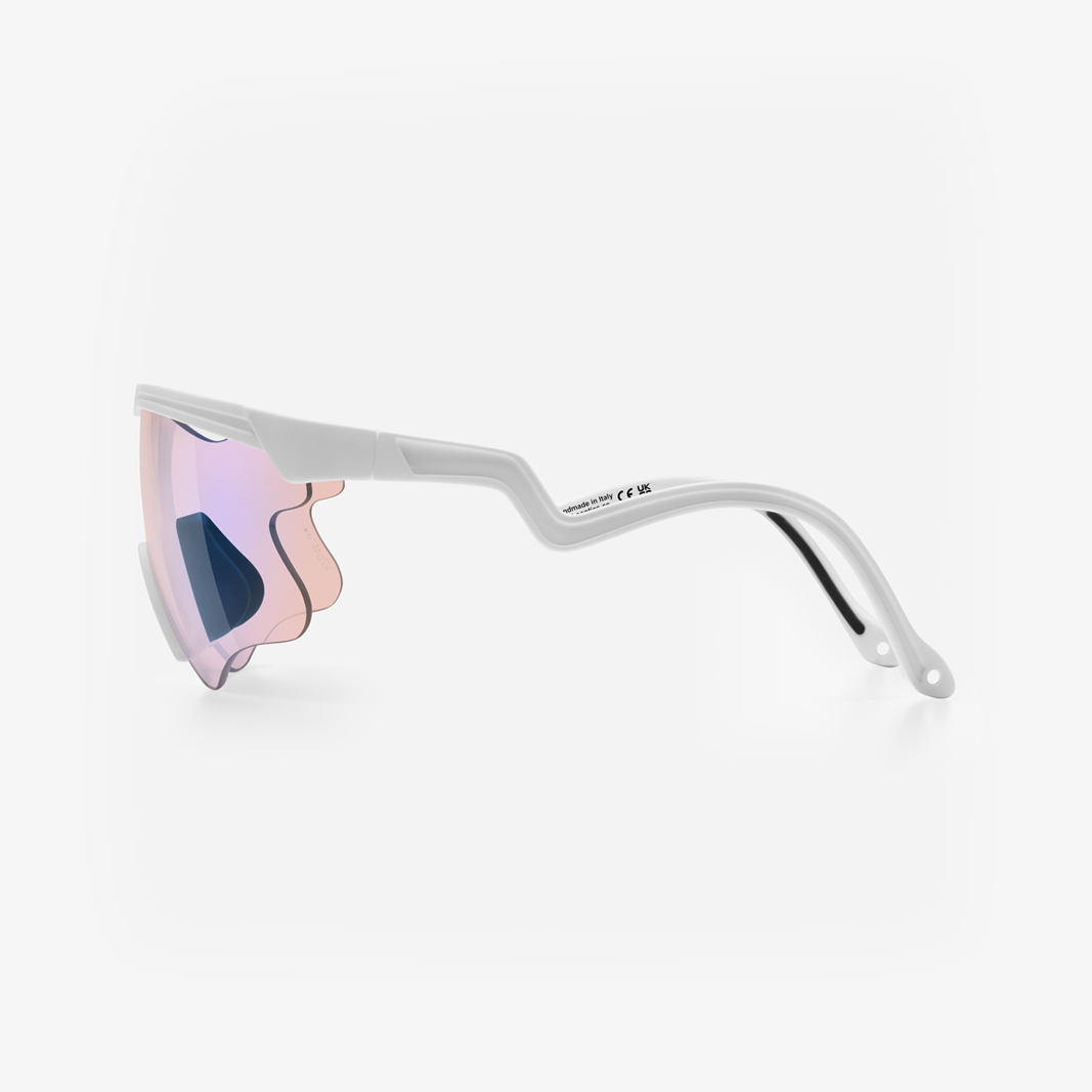 Alba Optics Delta LEI White / VZUM™ F-Lens FLM Photochromic side