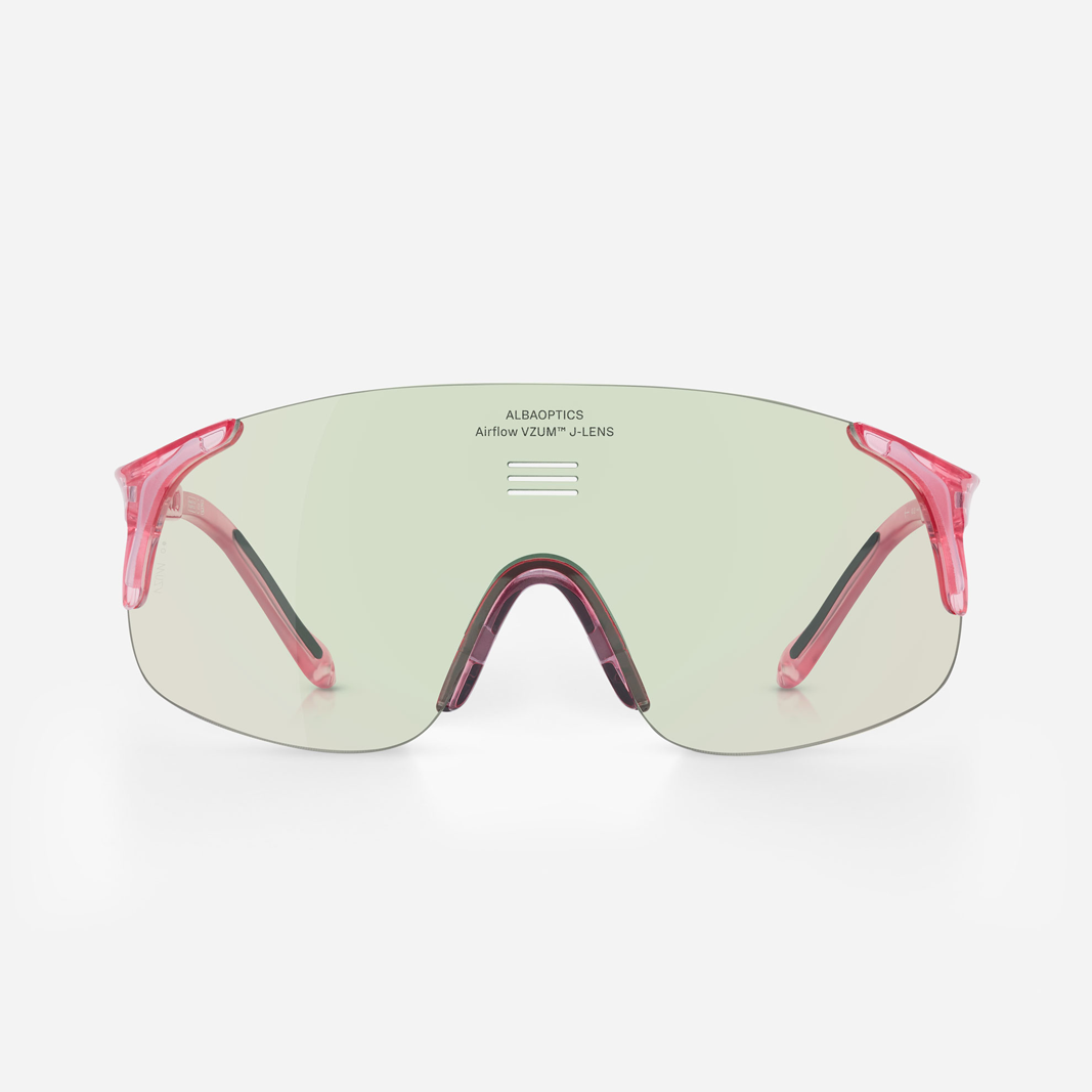 Alba Optics Jumbo Cherry Glossy / VZUM™ F-Lens BTL Photochromic face
