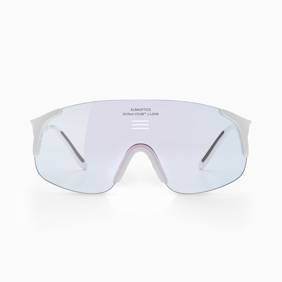 Alba Optics Jumbo White / VZUM™ F-Lens Fire Photochromic face