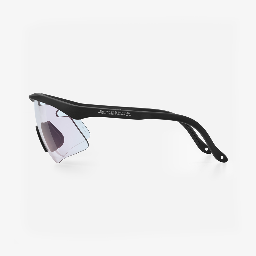 Alba Optics Mantra Black / VZUM™ F-Lens Fire Photochromic side
