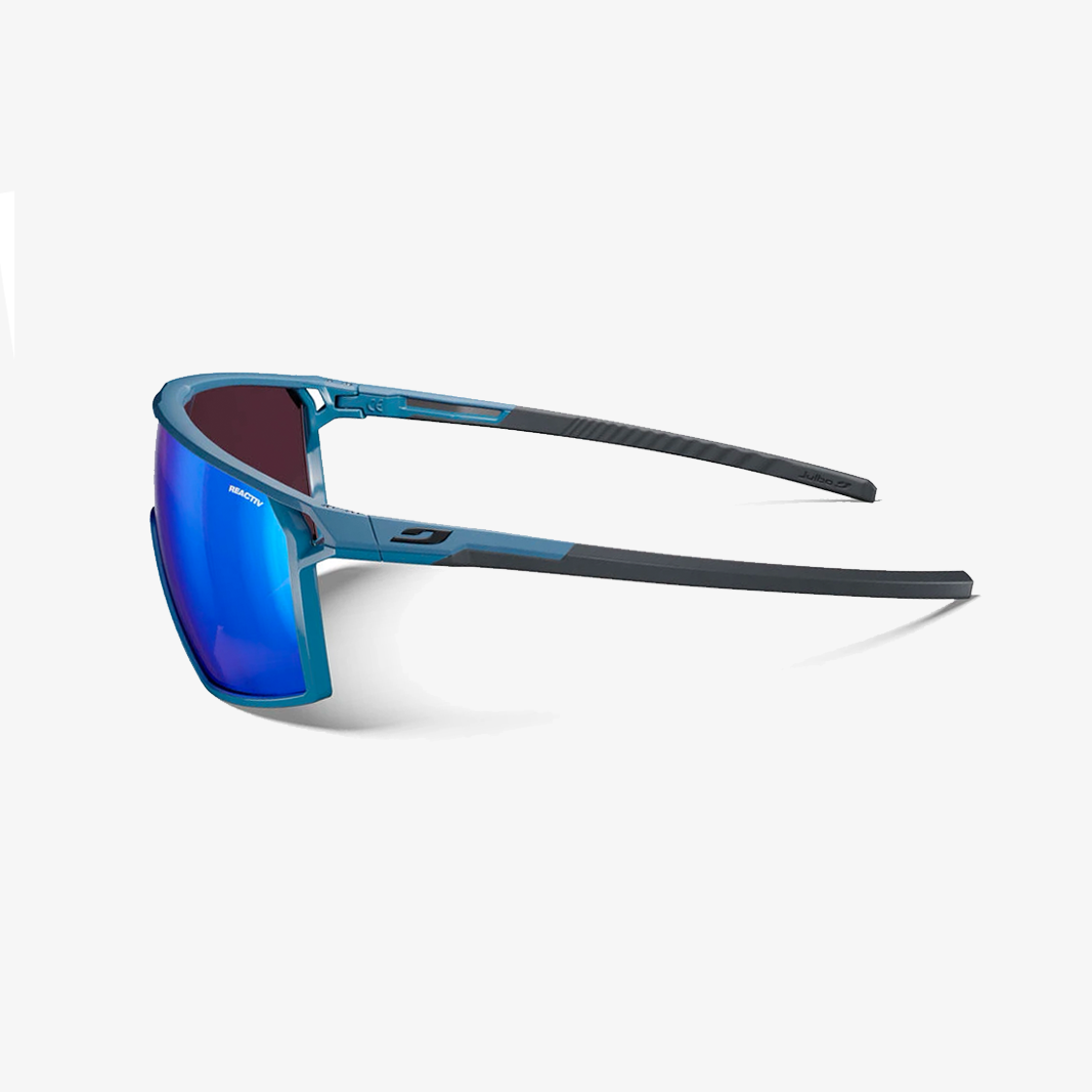 Julbo Rush 2 MATT Blau - Schwarz / Reactiv 1-3 High Contrast side