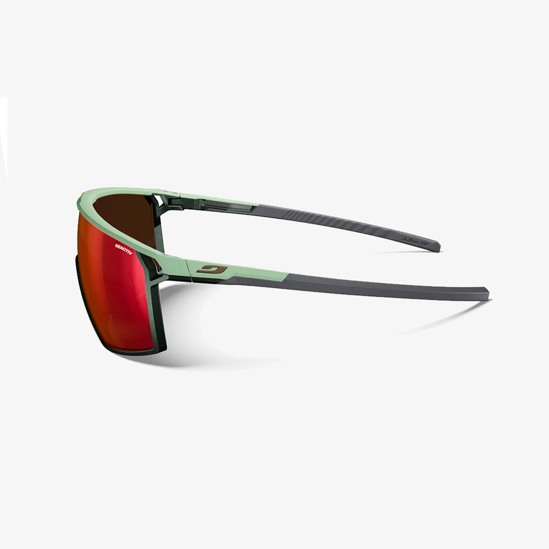 Julbo Rush 2 MATT Hellgrün - Grün / Reactiv 0-3 High Contrast side