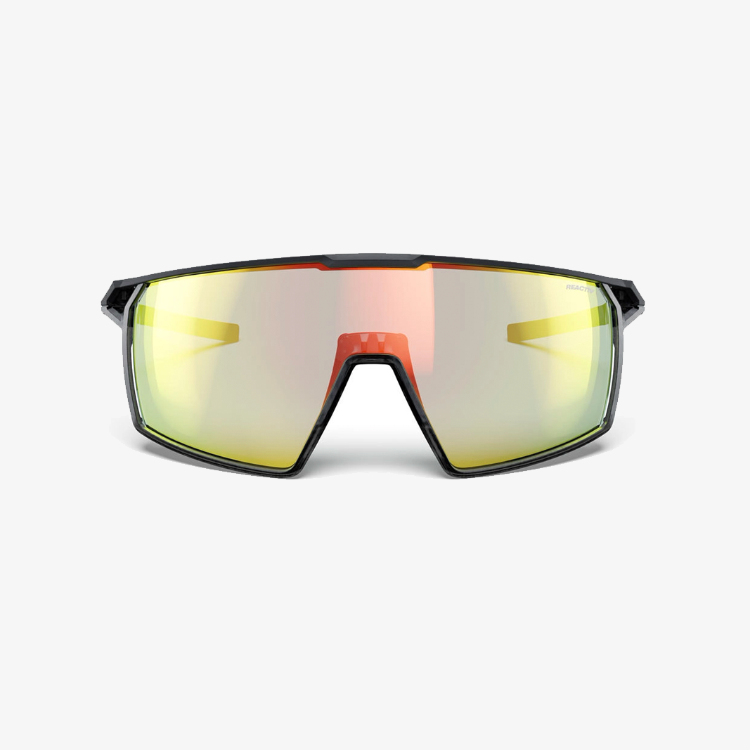 Julbo Rush 2 Schwarz - Rot / Reactiv 1-3 Light Amplifier face off
