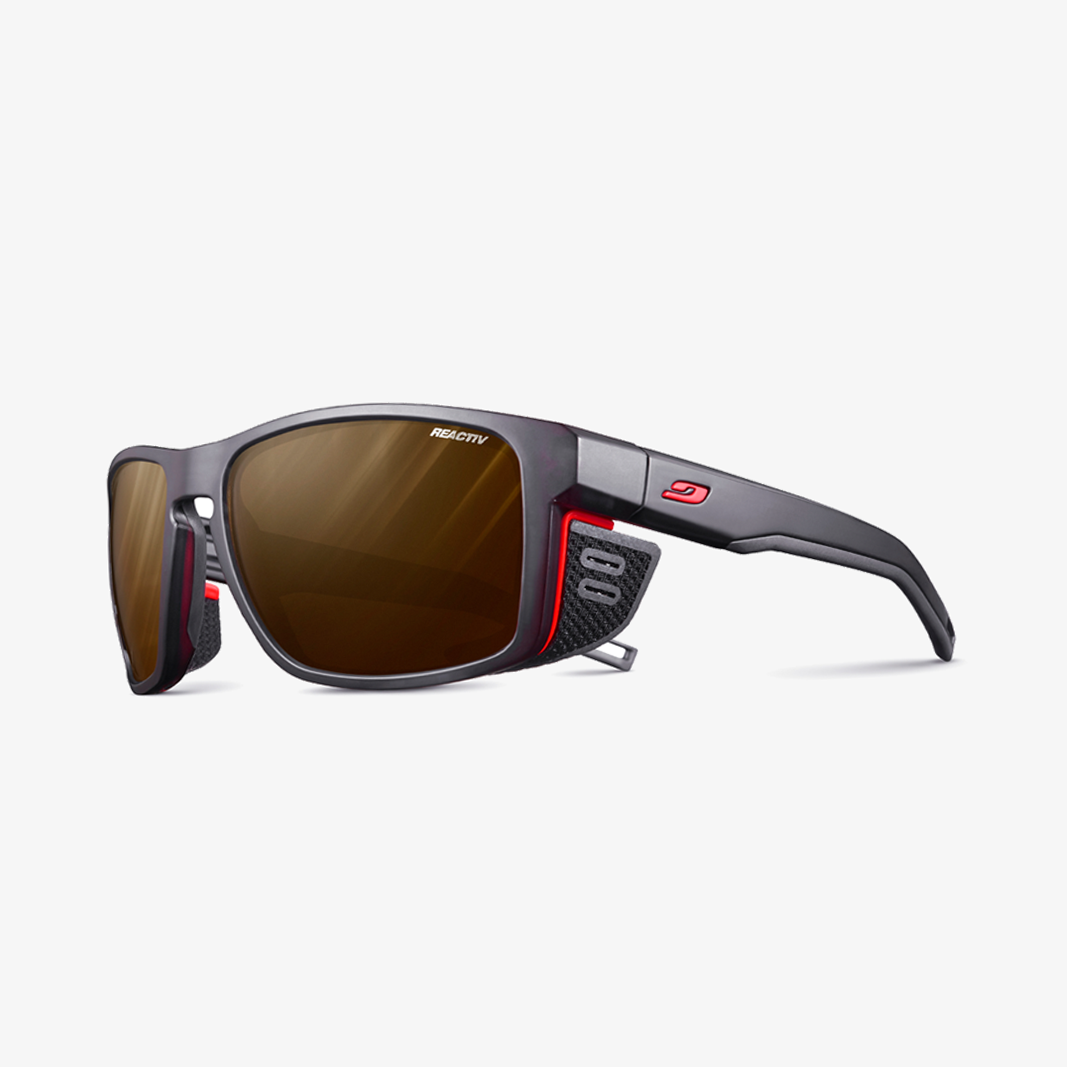 Julbo Shield Schwarz Durchscheinend - Orange / Reactiv 2-4 Polarized