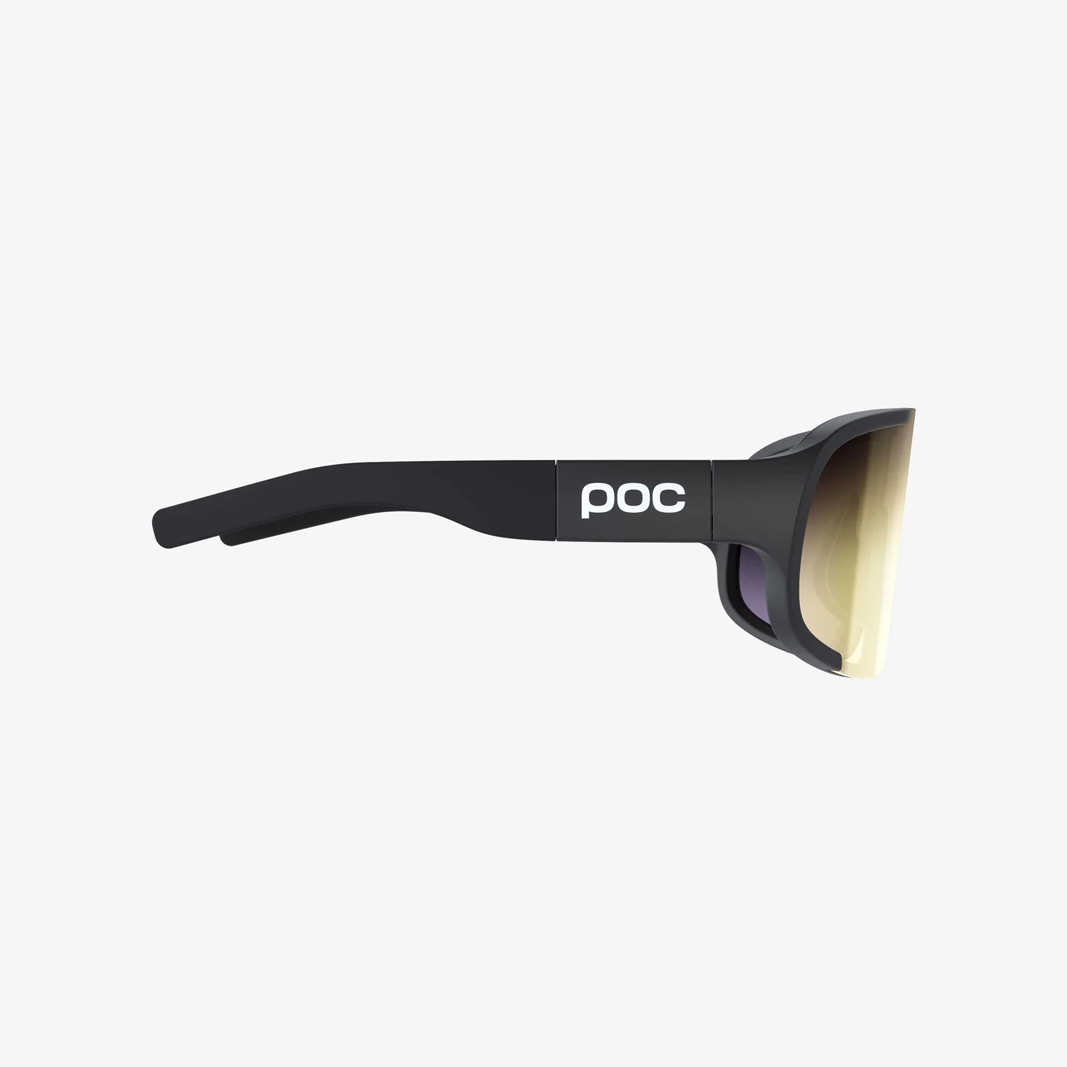 POC Aspire Uranium Black / Clarity Road Gold Mirror / Cat.2 Seitenansicht