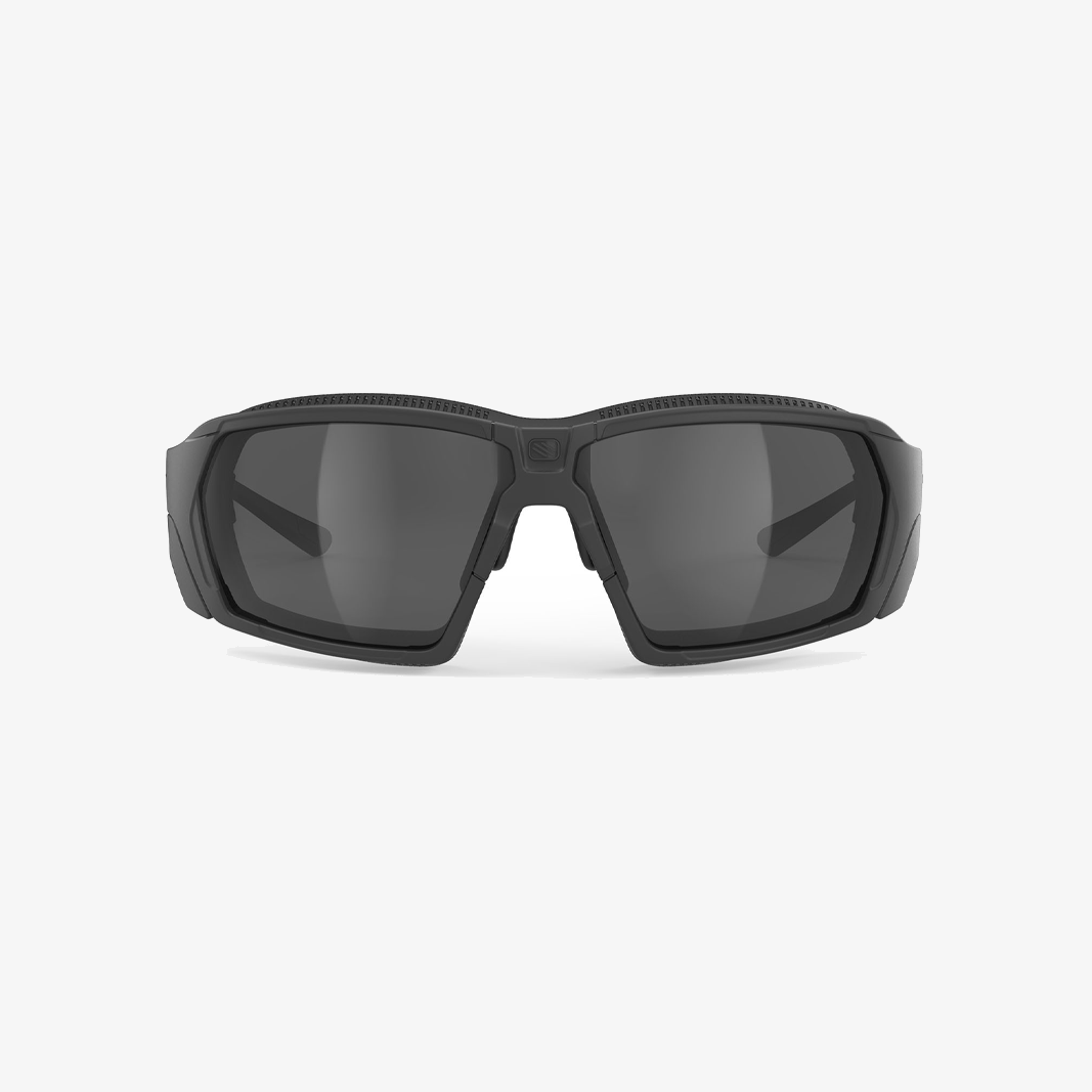 Rudy Project Agent Q Black Matte Stealth - Smoke Black Frontansicht