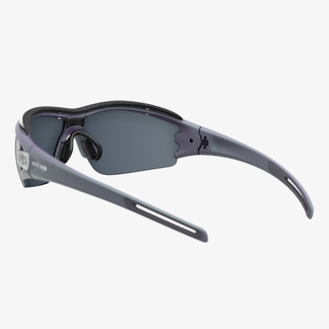 evil eye Trace Pro / Dynamic Purple Matt LST Grey Silver Mirror / Rückansicht