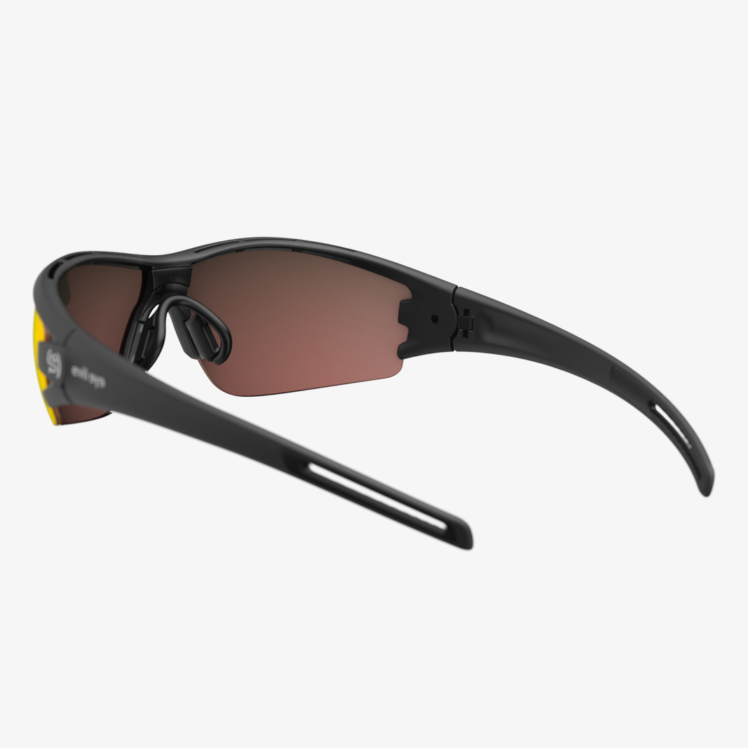 evil eye Trace / Black Matt LST Active Red Mirror Rückansicht