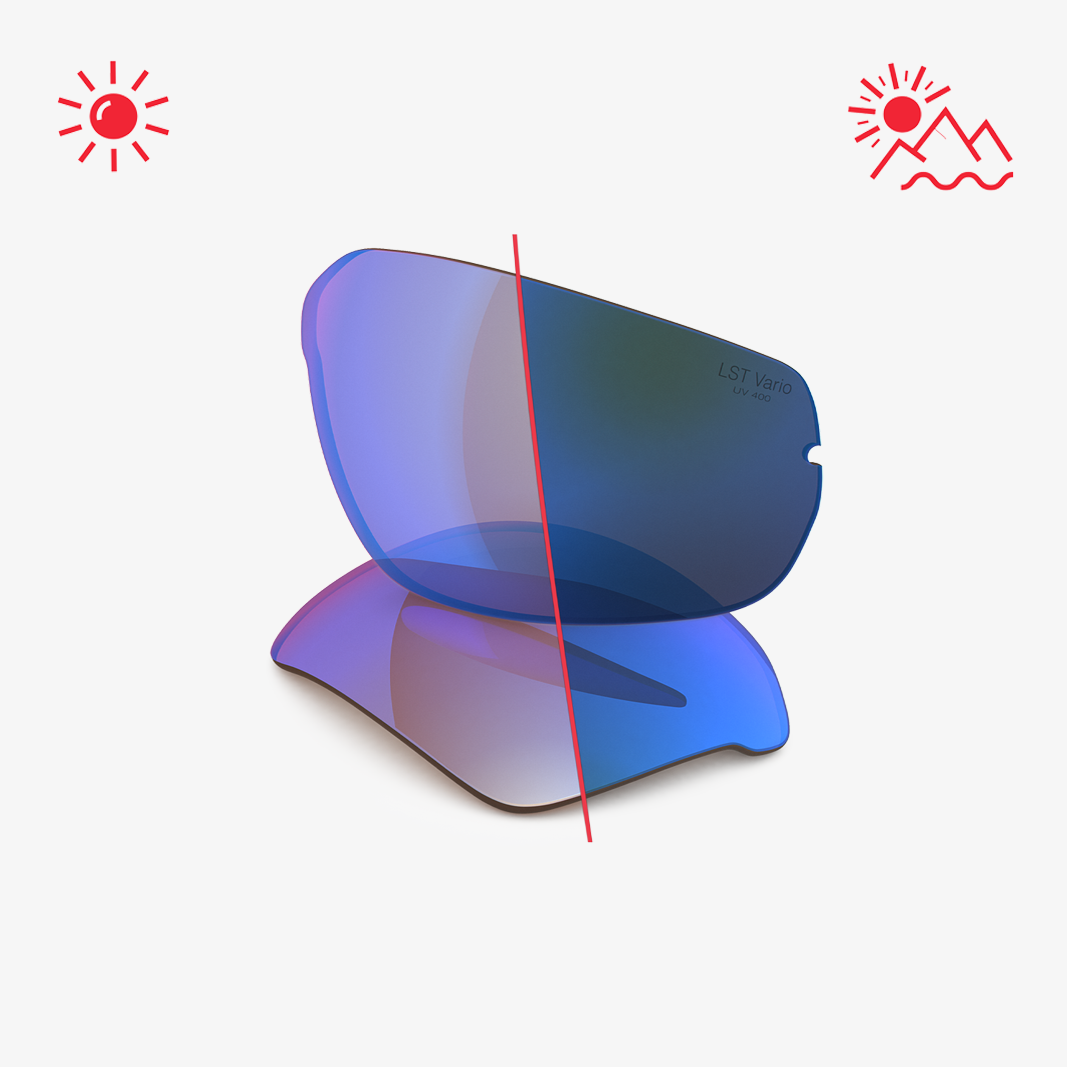 evil eye Evo Wechselgläser / LST Bluelight Vario Blue Mirror