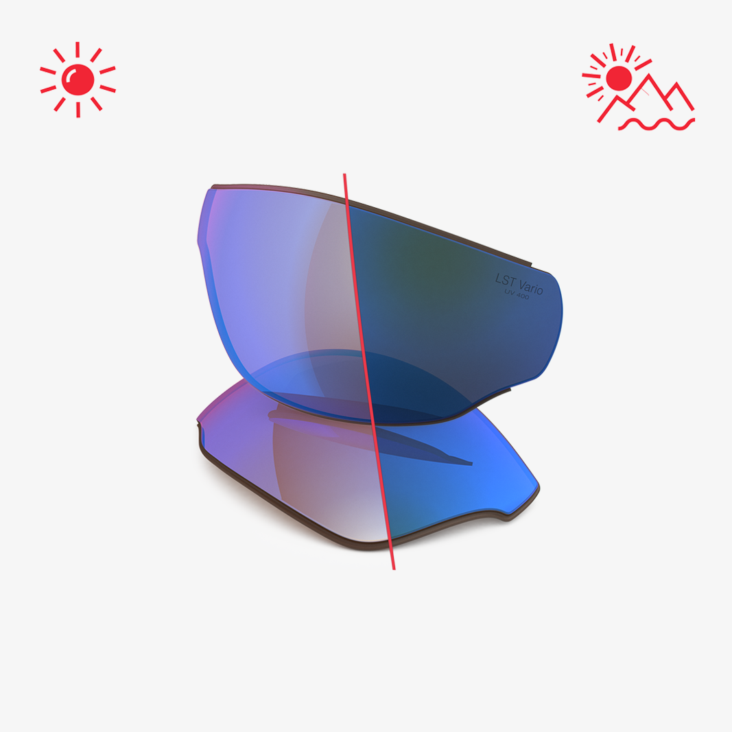 adidas Tycane Wechselgläser / LST Bluelight Vario Blue Mirror