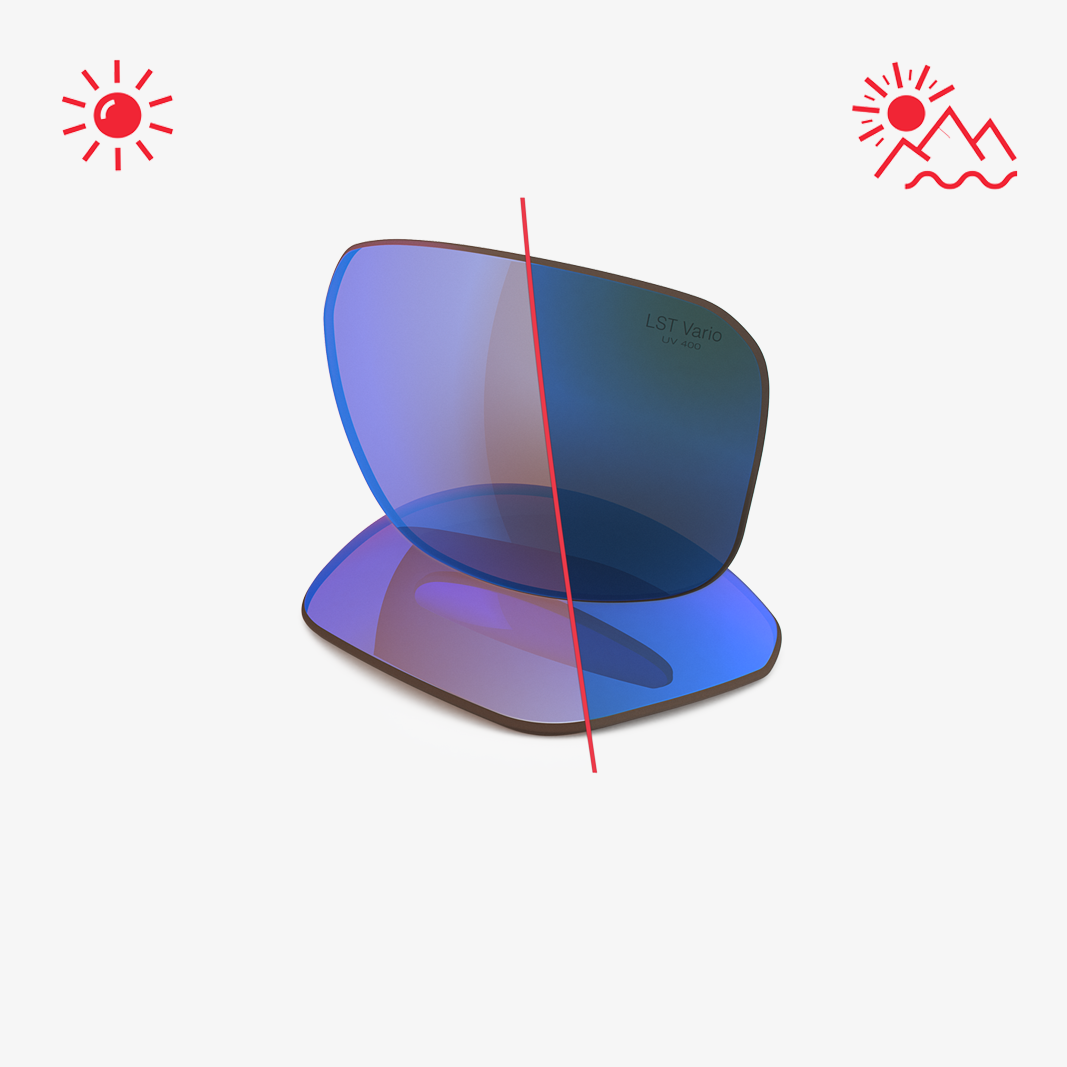 Nook Wechselgläser / LST Bluelight Vario Blue Mirror