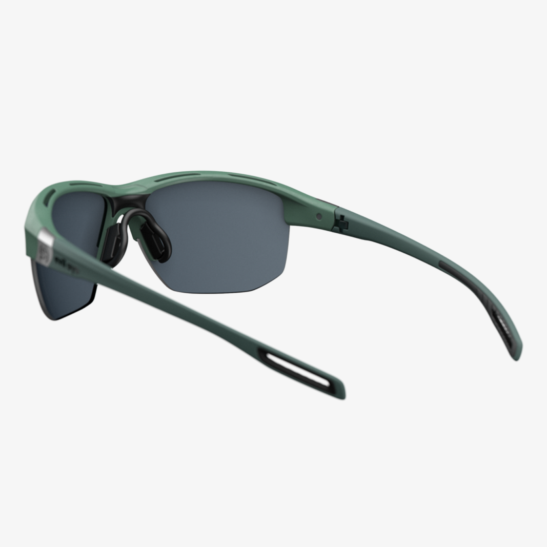 evil eye Elate.T / Raw Green Matt LST Grey Silver Mirror back