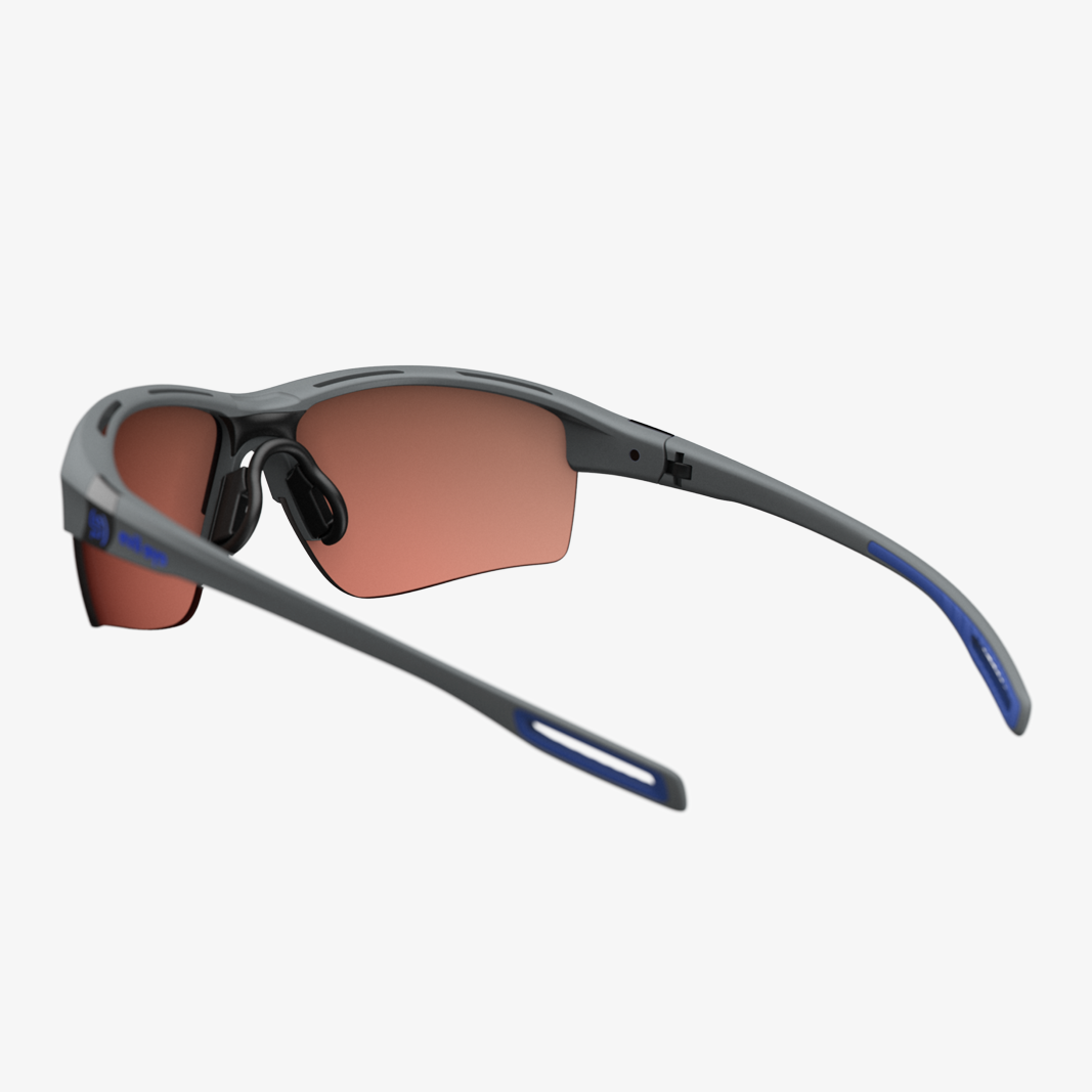 evil eye Elate.P / Dark Grey Matt LST Active Blue Mirror Rückansicht