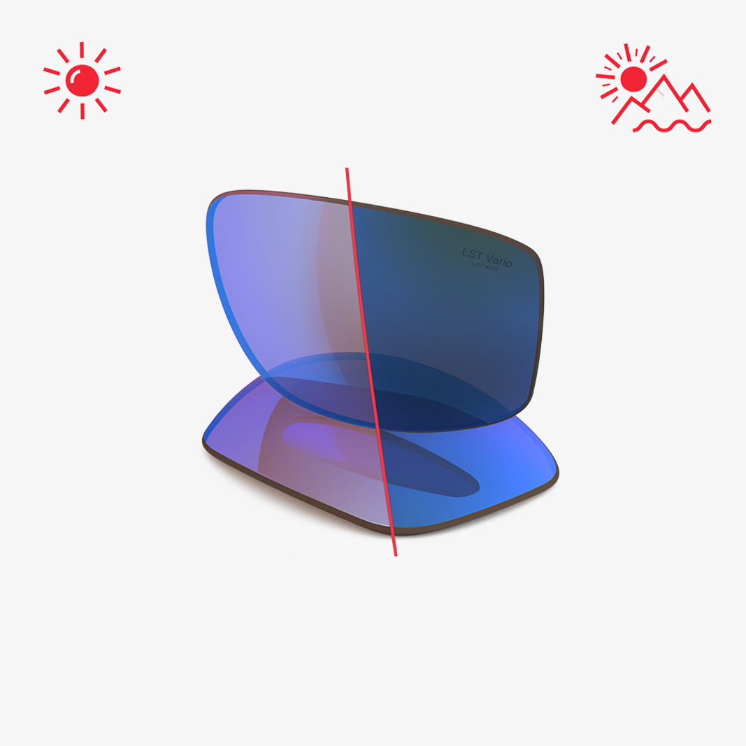 evil eye Stoked Wechselgläser / LST Bluelight Vario Blue Mirror
