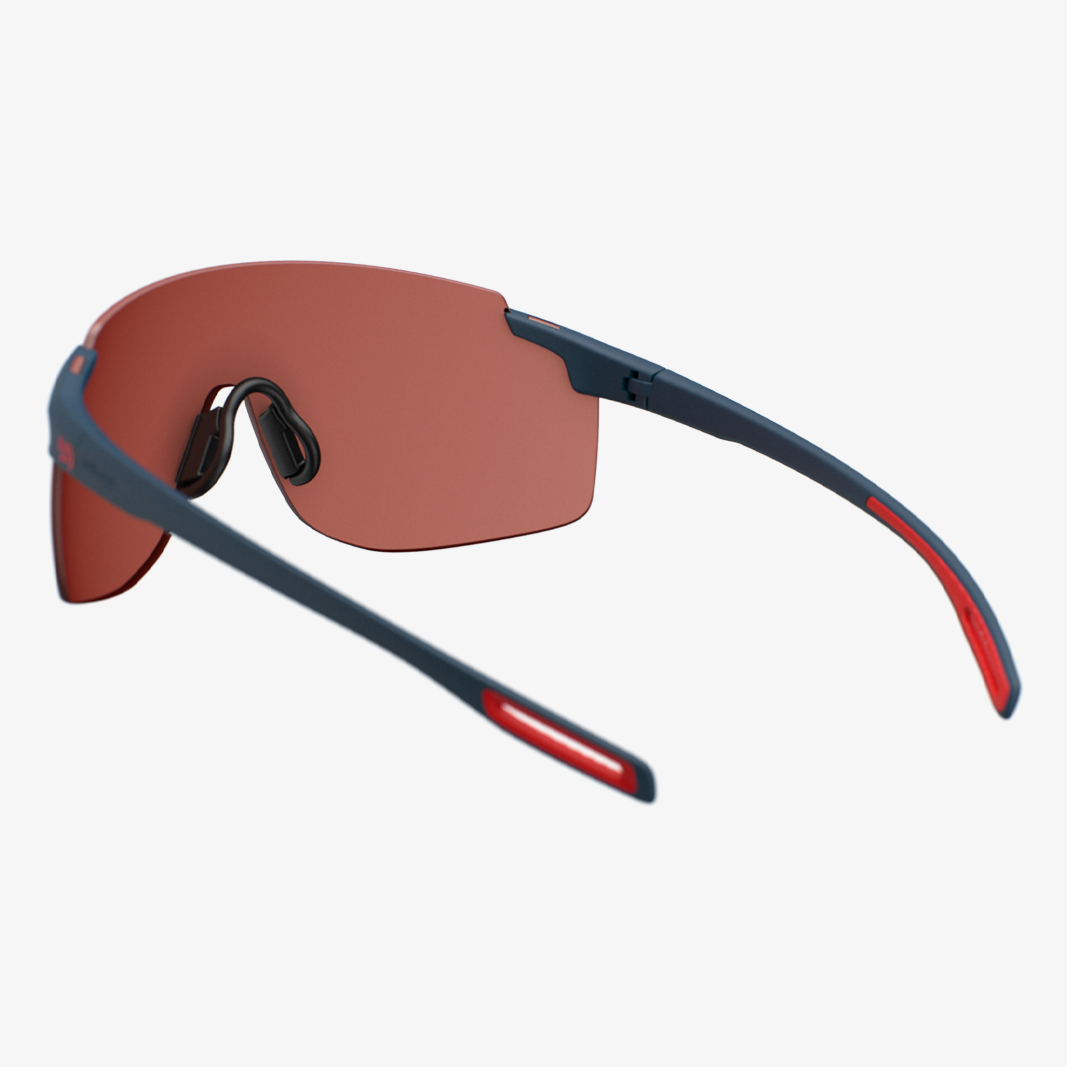 evil eye Vistair-Y e028 / Dark Blue Matt LST Active Silver Mirror Rückansicht