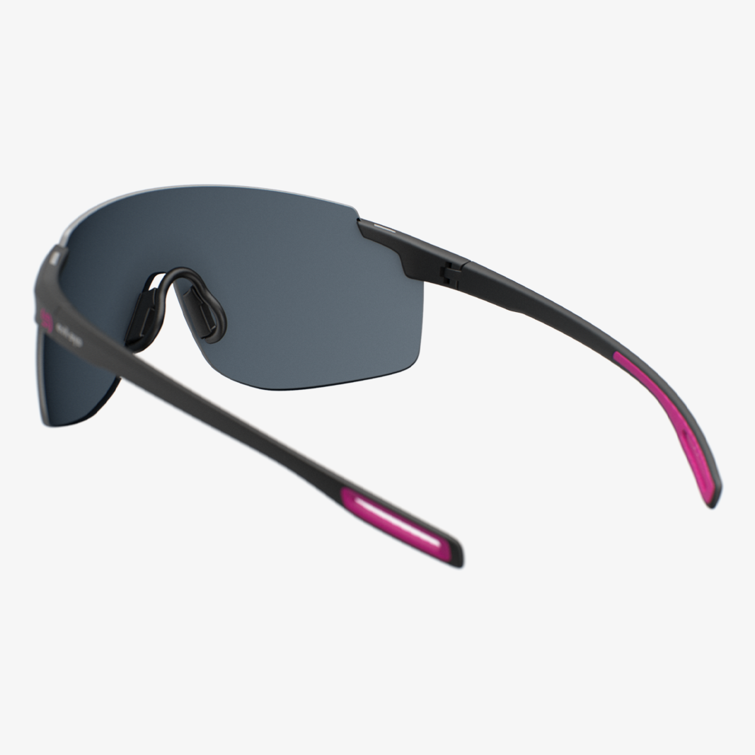 evil eye Vistair-Y e028 / Black Matt LST Grey Silver Mirror Rückansicht