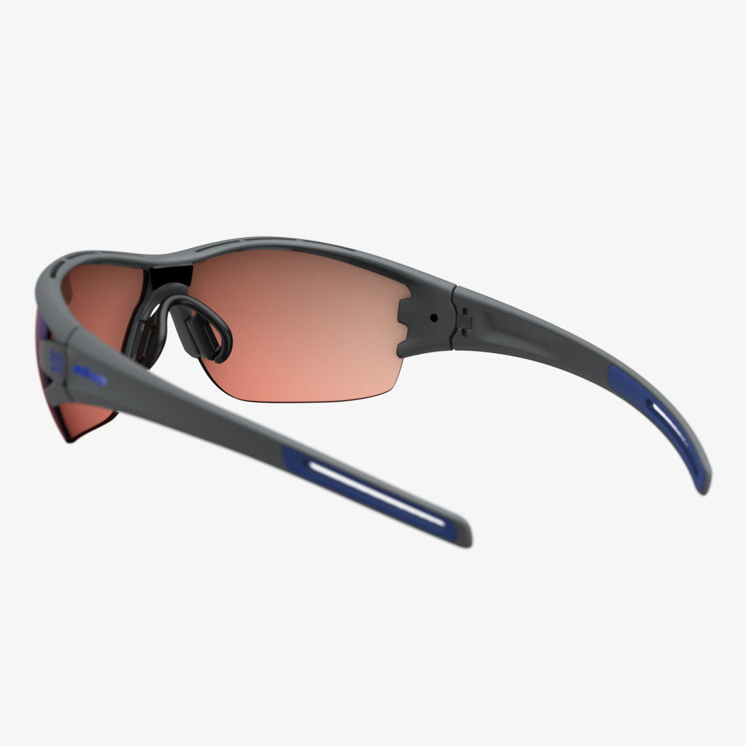 evil eye Trace NG / Dark Grey Matt LST Active Blue Mirror Rückansicht