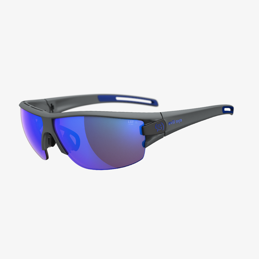 evil eye Trace NG / Dark Grey Matt LST Active Blue Mirror Seitenansicht
