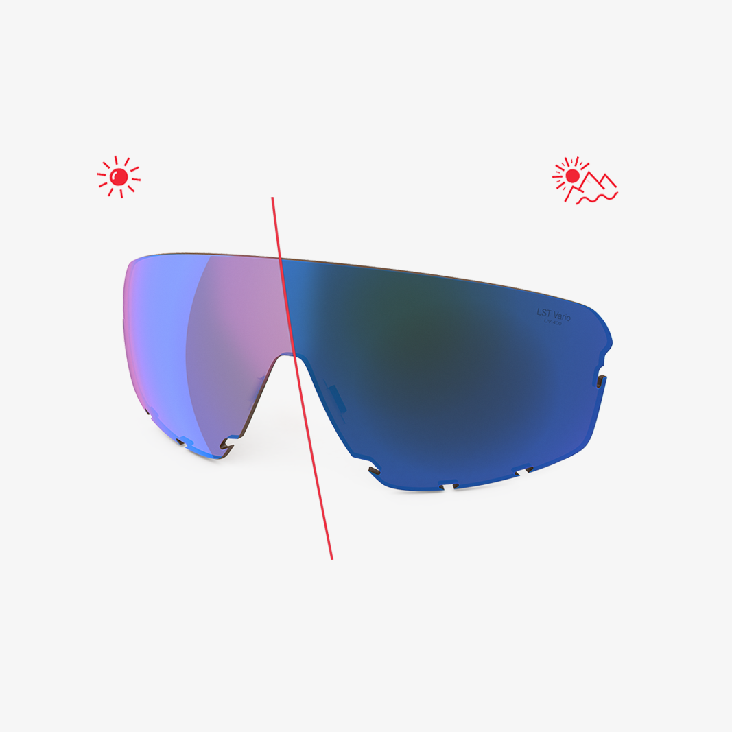 evil eye Traileye NG Wechselglas / LST Bluelight Vario Blue Mirror