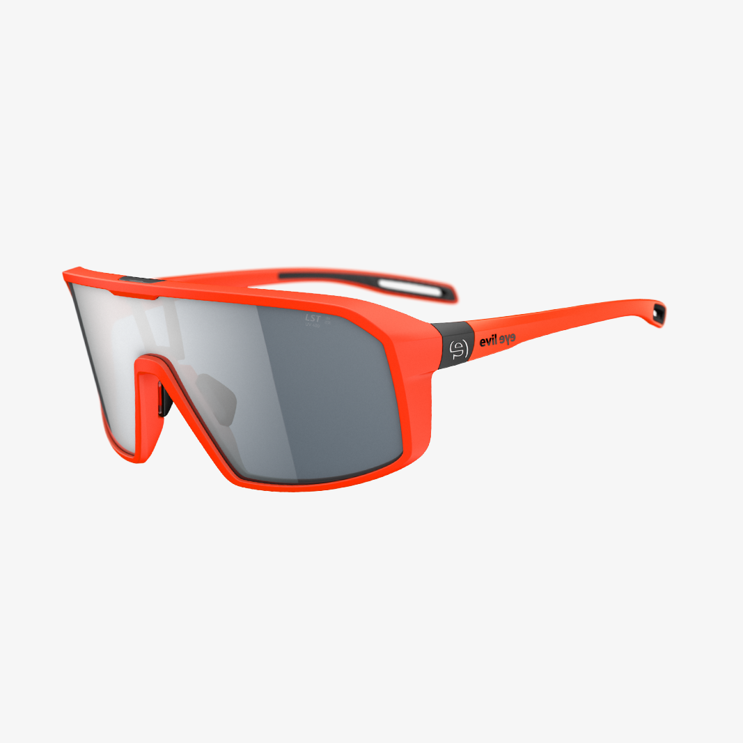 evil eye Roadsense / Neon Orange Matt LST Grey Silver Mirror