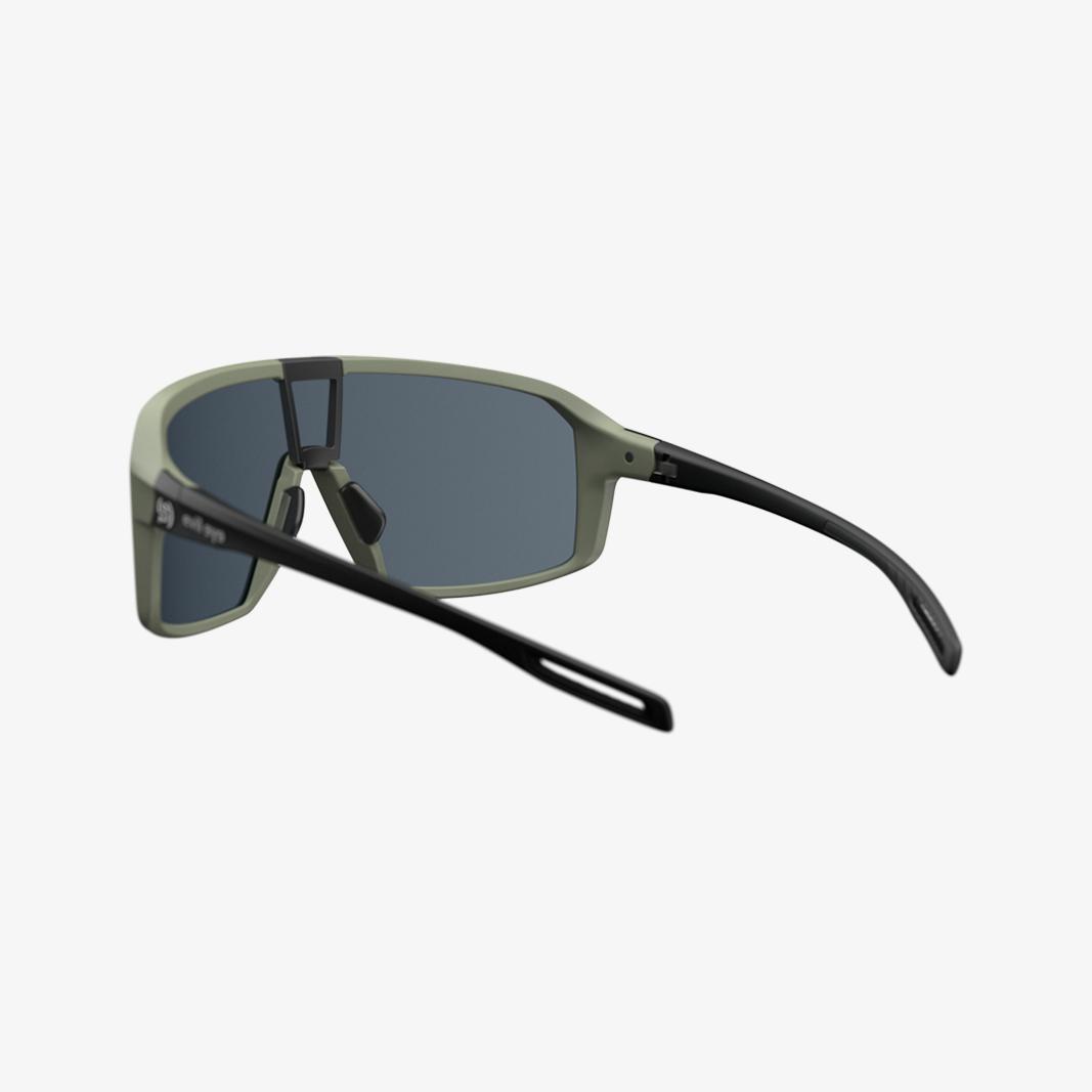 evil eye Roadsense / Forest Green Matt LST Grey Silver Mirror Rückansicht
