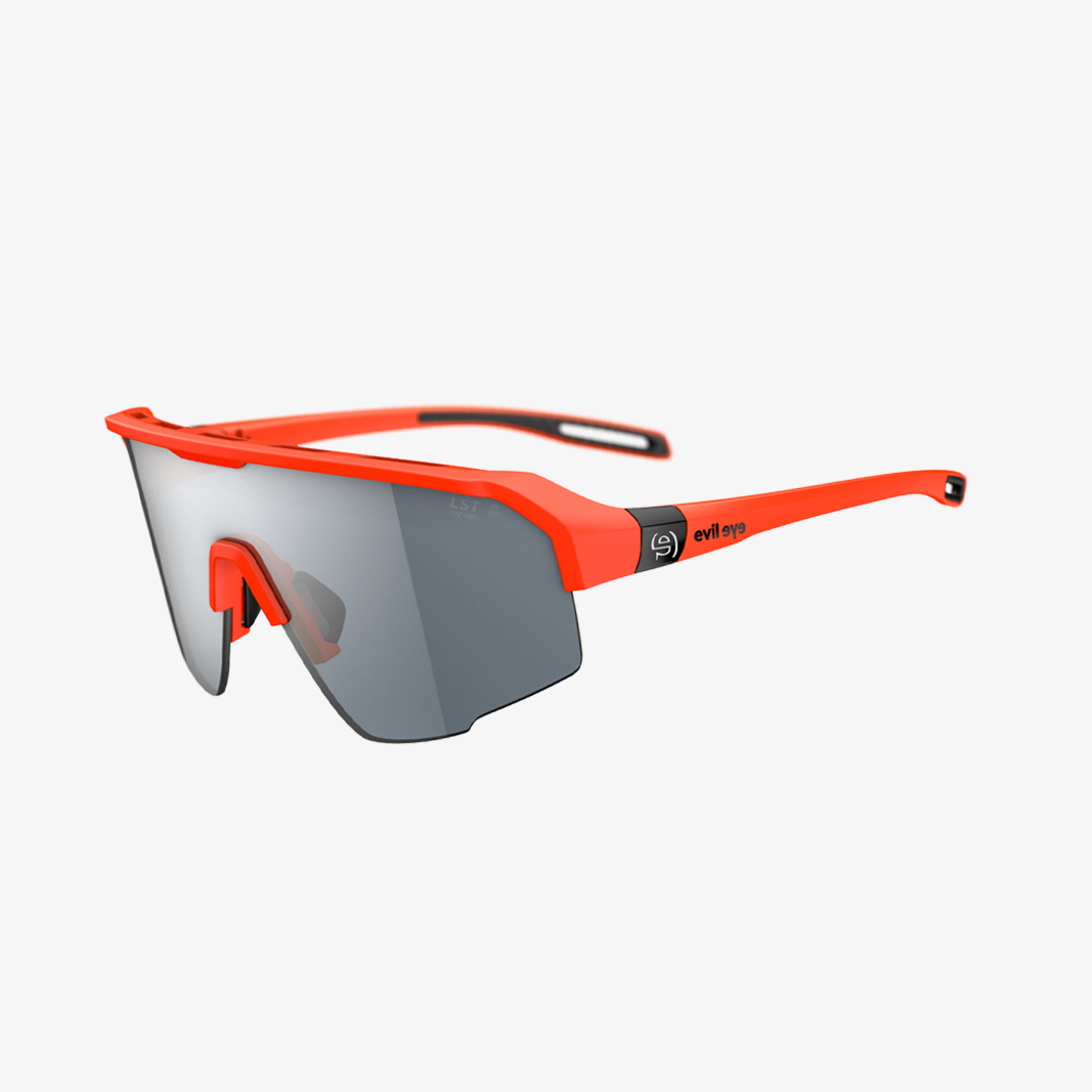 evil eye Trailsense / Neon Orange Matt LST Grey Silver Mirror