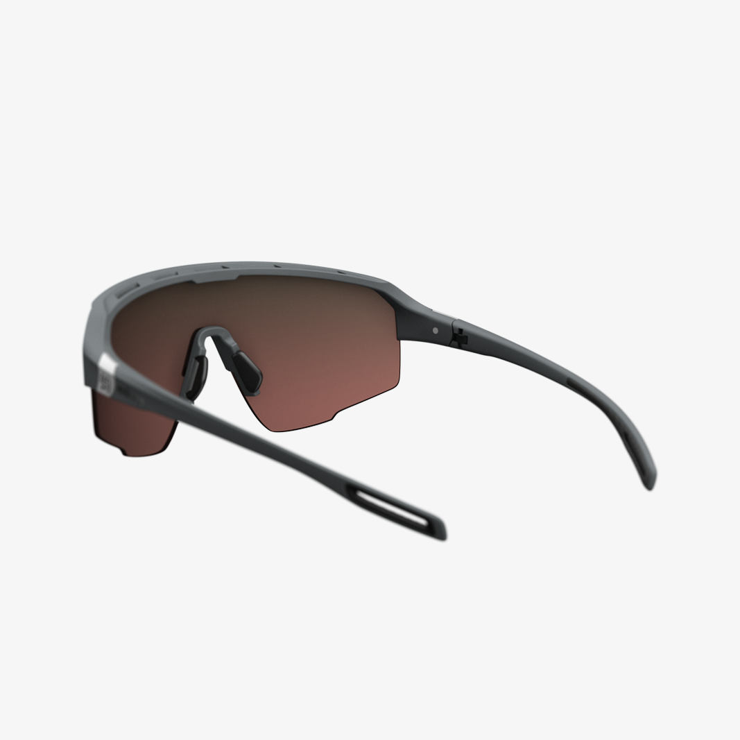 evil eye Trailsense / Dark Grey Matt LST Active Red Mirror