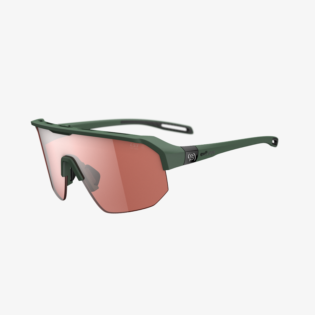 evil eye Trailsense  2 / Dark Green Matt LST Active Silver Mirror