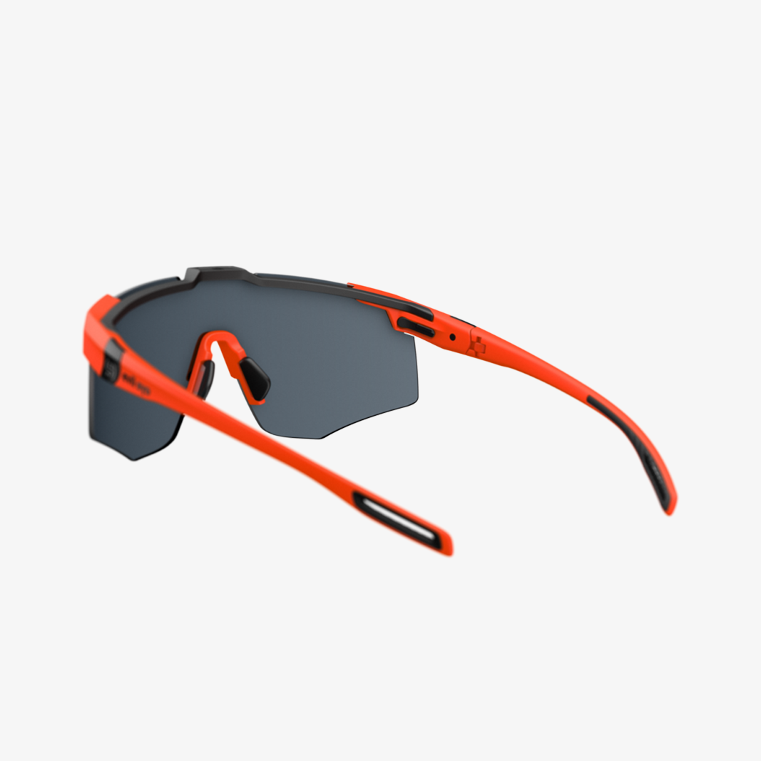 evil eye Speedsense / Neon Orange Matt LST Grey Silver Mirror back