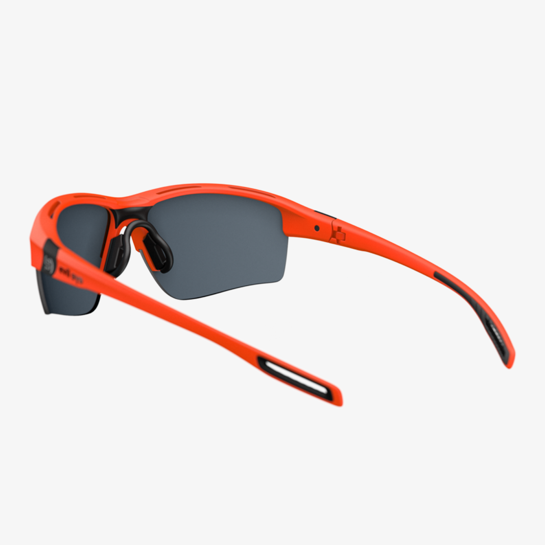 evil eye Elate.P / Neon Orange Matt LST Grey Silver Mirror Back