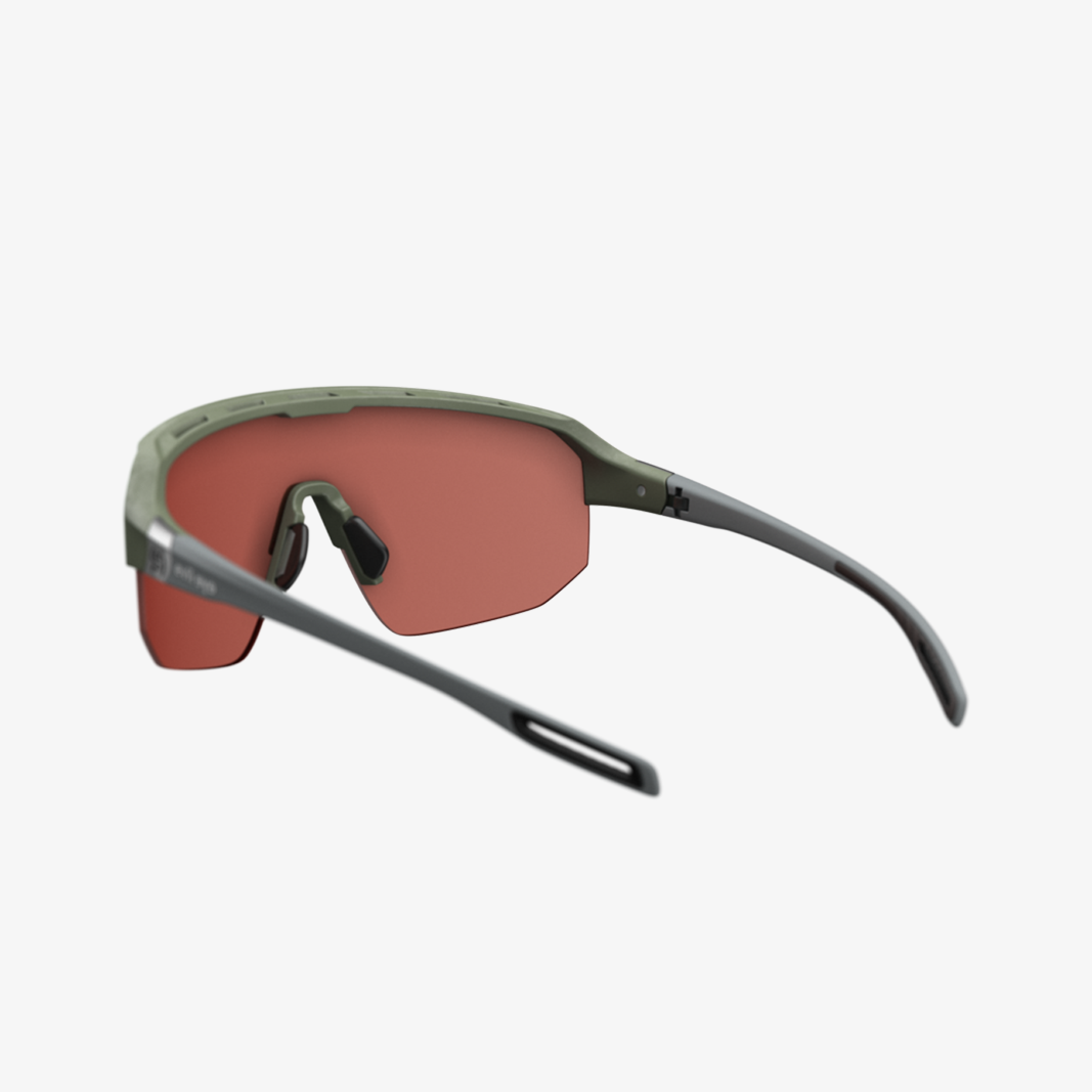 evil eye Trailsense 2 / Raw Forest Green Matt LST Active Silver Mirror back