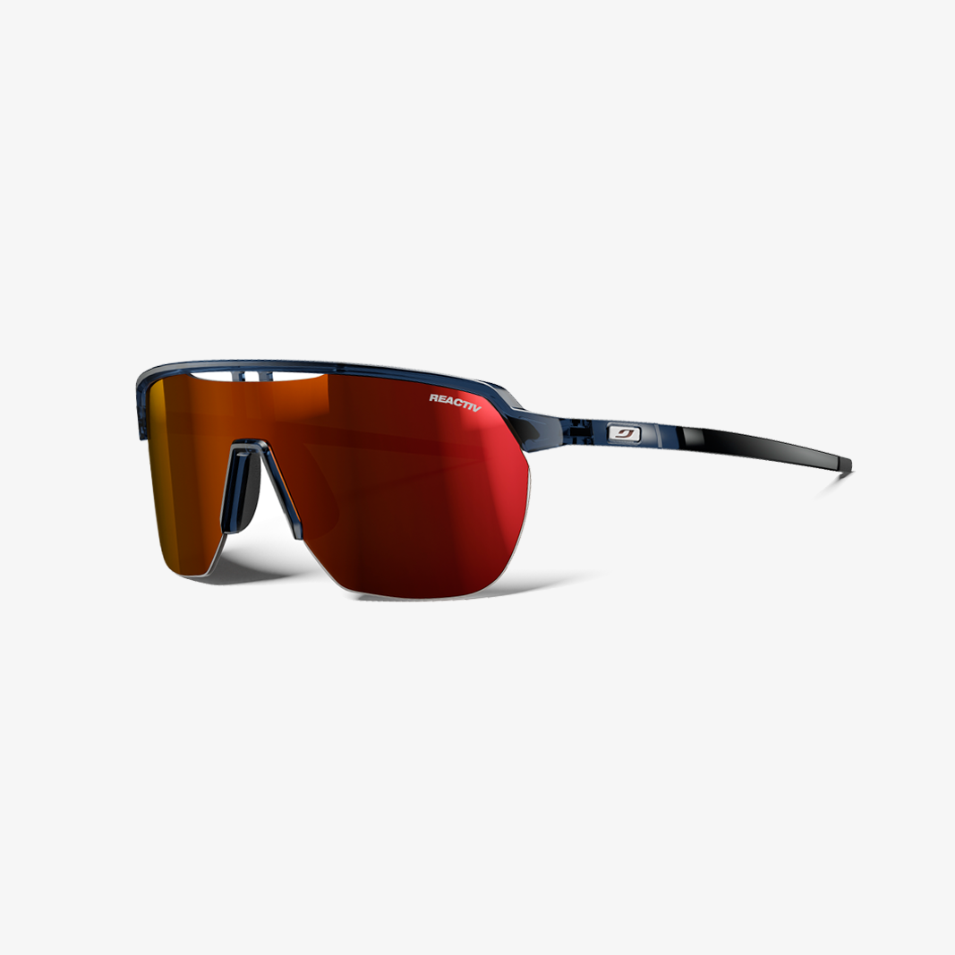 Julbo Frequency Blau Durchscheinend - Schwarz / REACTIV 0-3 High Contrast