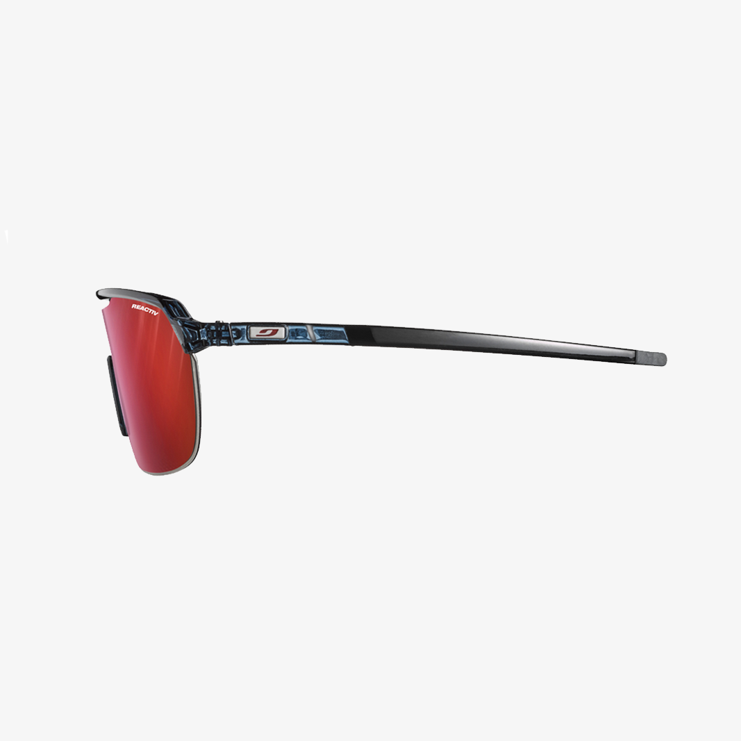 Julbo Frequency Blau Durchscheinend - Schwarz / REACTIV 0-3 High Contrast
