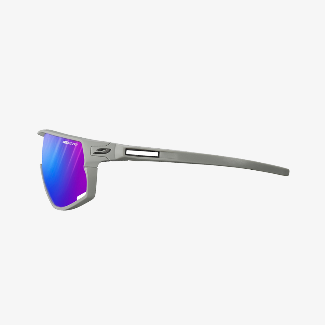 Julbo Rush Matt Grün / Reactiv 1-3 High Contrast Seitenansicht