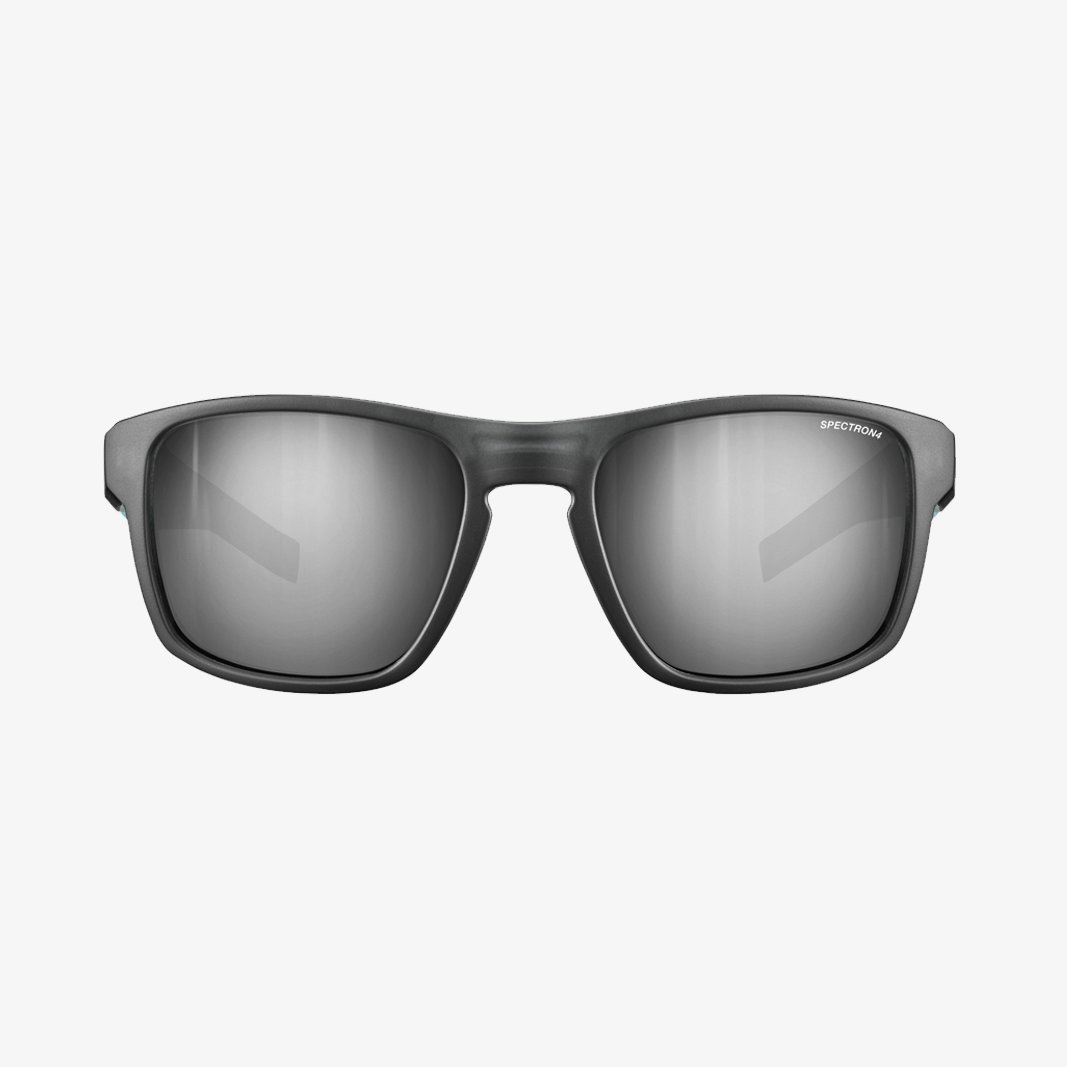 Julbo Shield M Schwarz Durchscheinend - Hellbalu / Spectron 4 Frontansicht