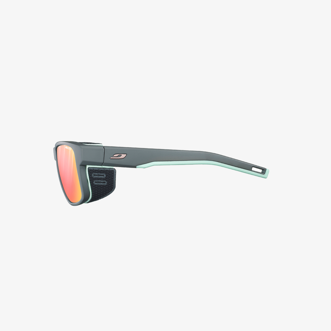 Julbo Shield M Dunkelgrau - Pastellgrün / Reactiv 2-3 Glare Control