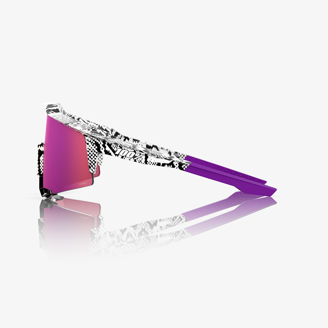 100% Speedcraft / Elly 3 HiPER Dark Purple Mirror Lens side