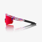 100% Speedcraft SL / FDJ - HiPER Fire Red Mirror Lens side