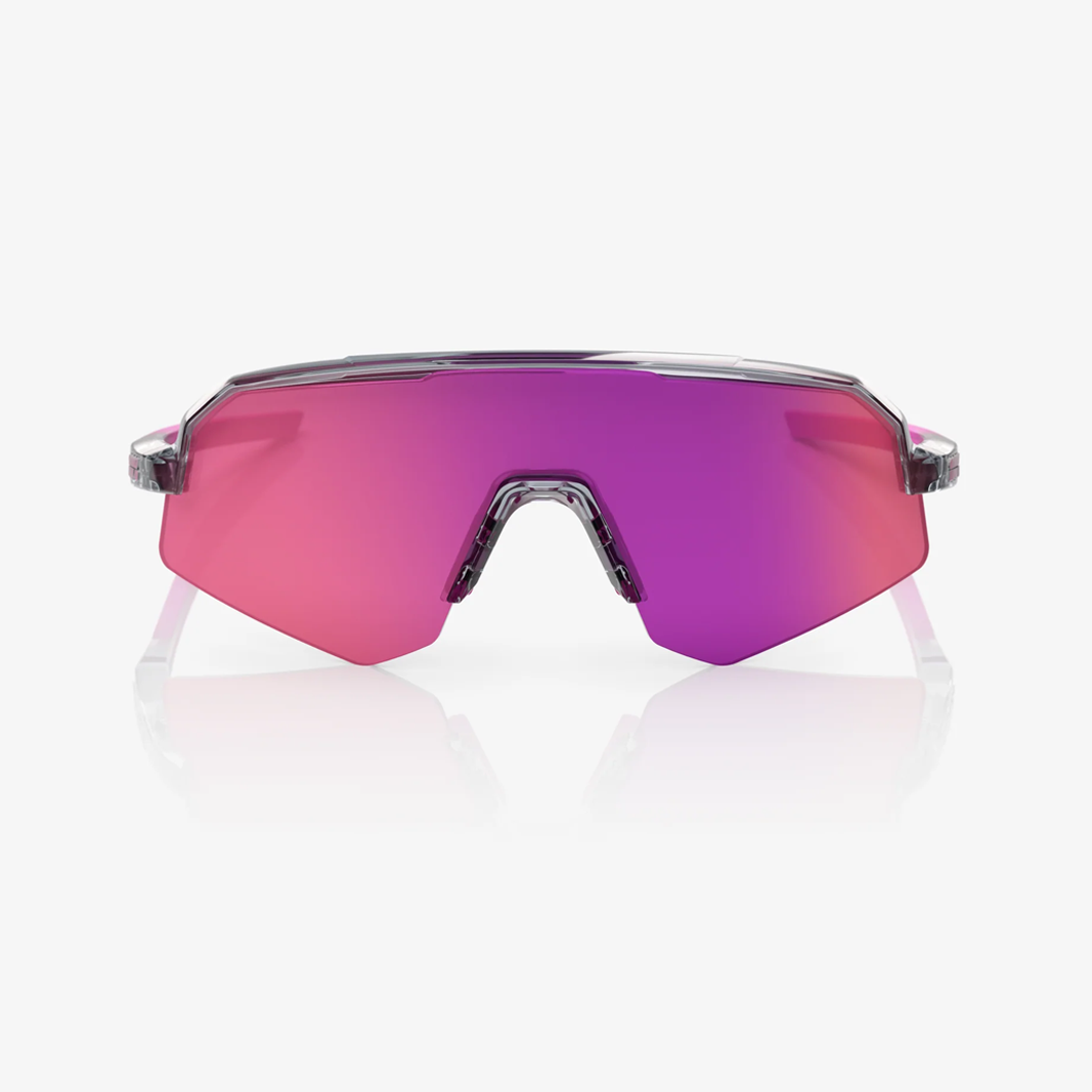 100% Slendale SL / Polished Translucent Grey Purple Multilayer Mirror Lens face