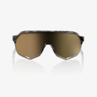 100% S2 / Gloss Black Havana Soft Gold Mirror face