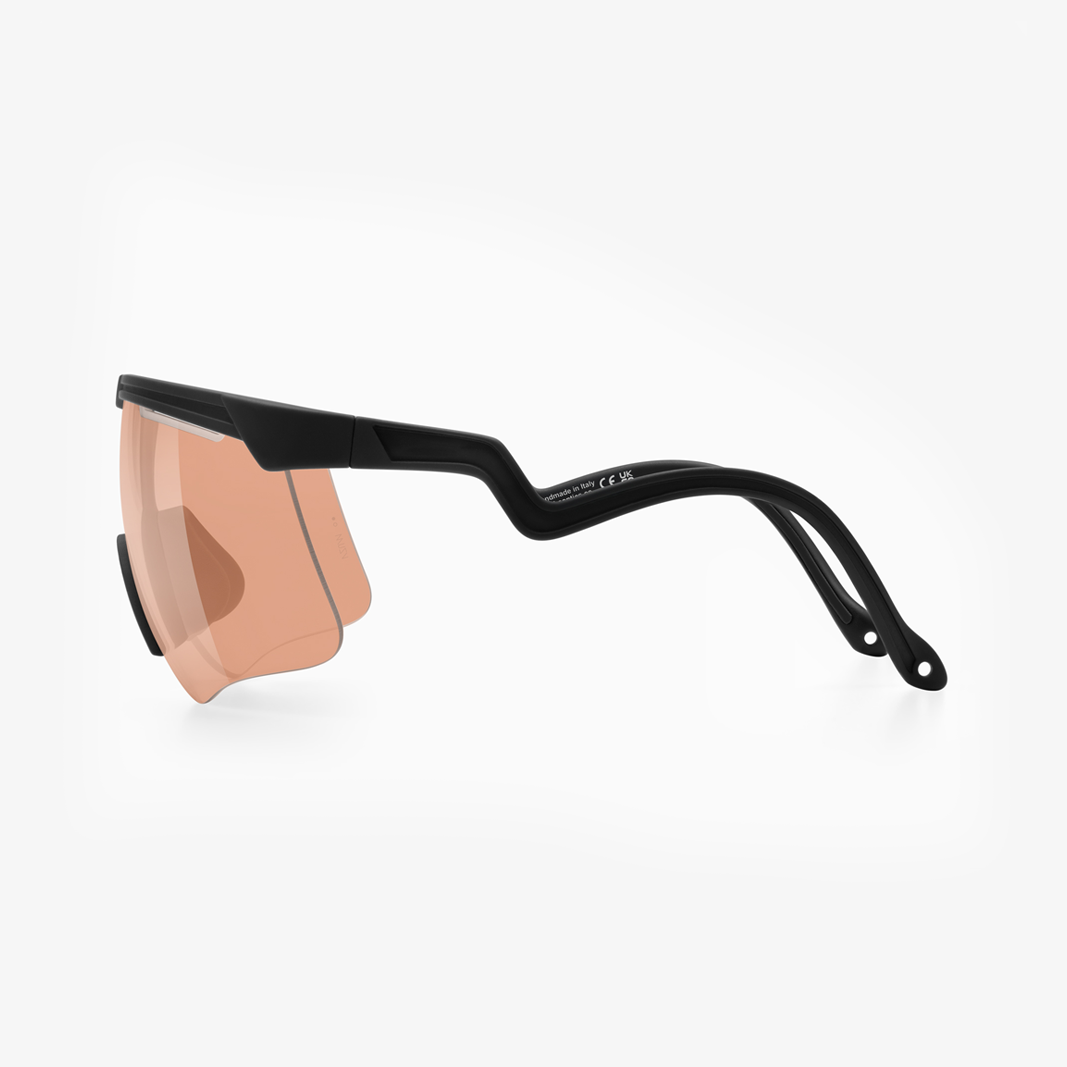 Alba Optics Delta Black / VZUM™ SALMON side