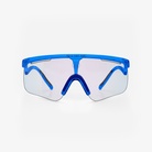 Alba Optics Delta Blue Glossy / VZUM™ F-Lens Fire Photochromic face
